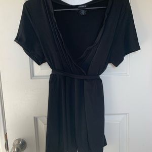 torrid black blouse